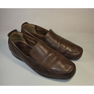 Mephisto Loafers Mens Brown Leather Cool Air Slip On Driving Shoes Size 11